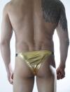 Erkek Gold Lame Brazillian Slip İç Çamaşırı (DM301132)