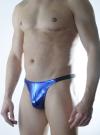 Erkek Mavi Lame Brazillian Slip iç Çamaşırı (DM301131)