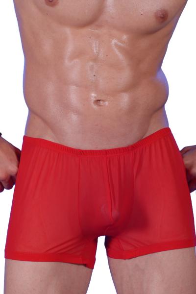 Transparan Kırmızı Boxer